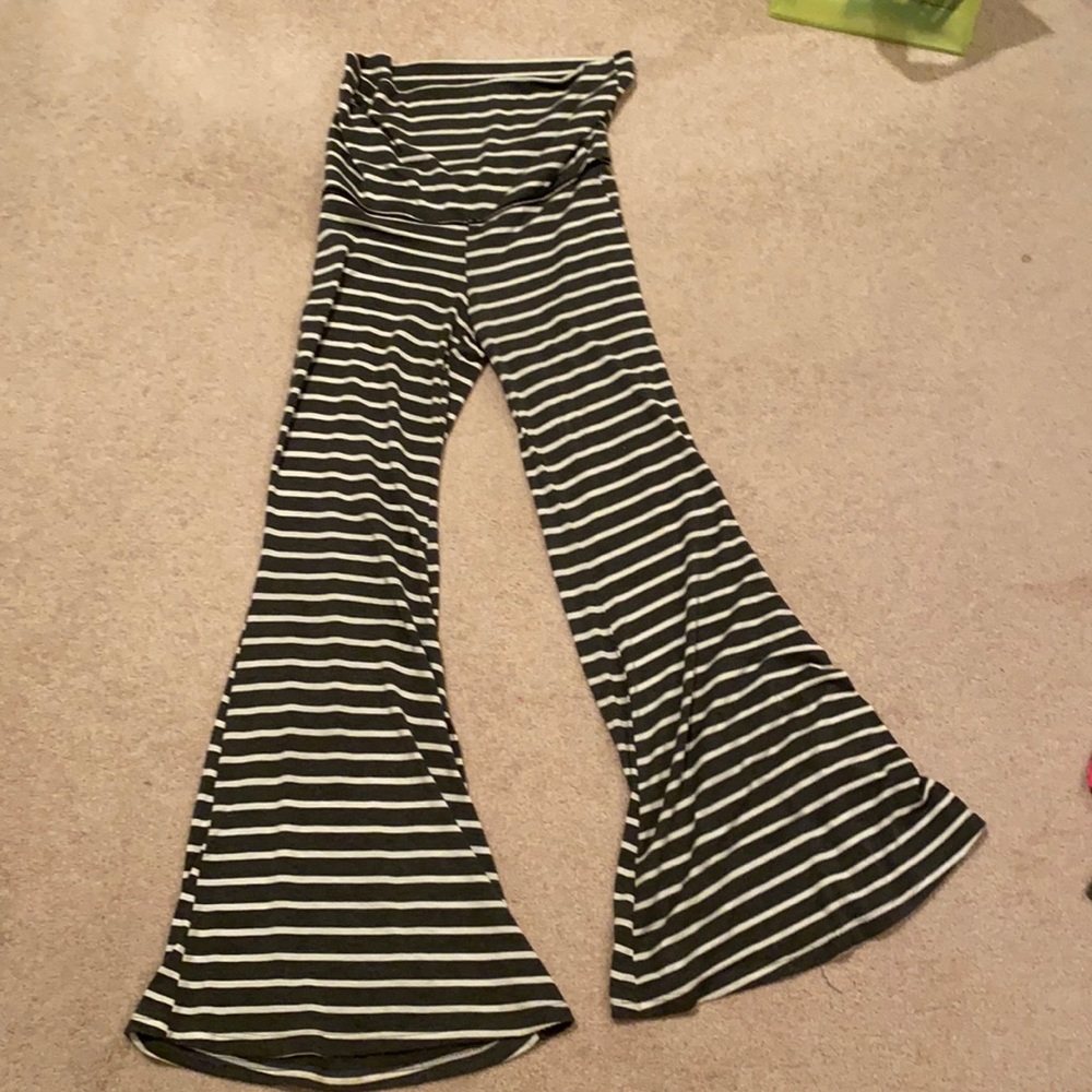 De Lacy Striped Soft Flair Pants